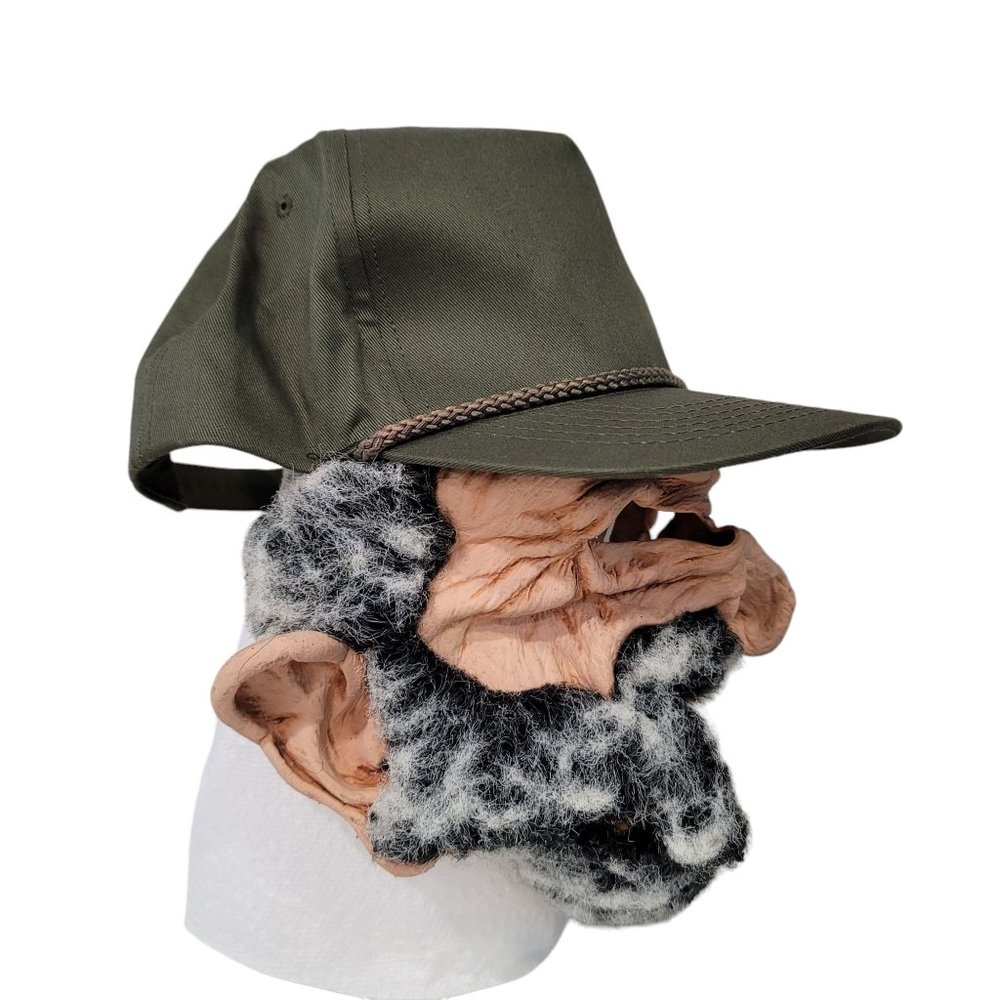 zagone old man mask with hat and beard halloween scary fun funny